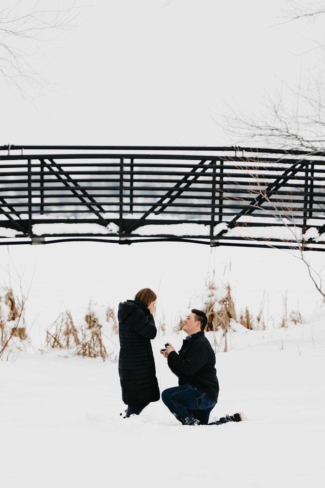 Henry popped the question! 