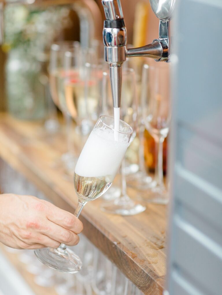 Champagne on tap