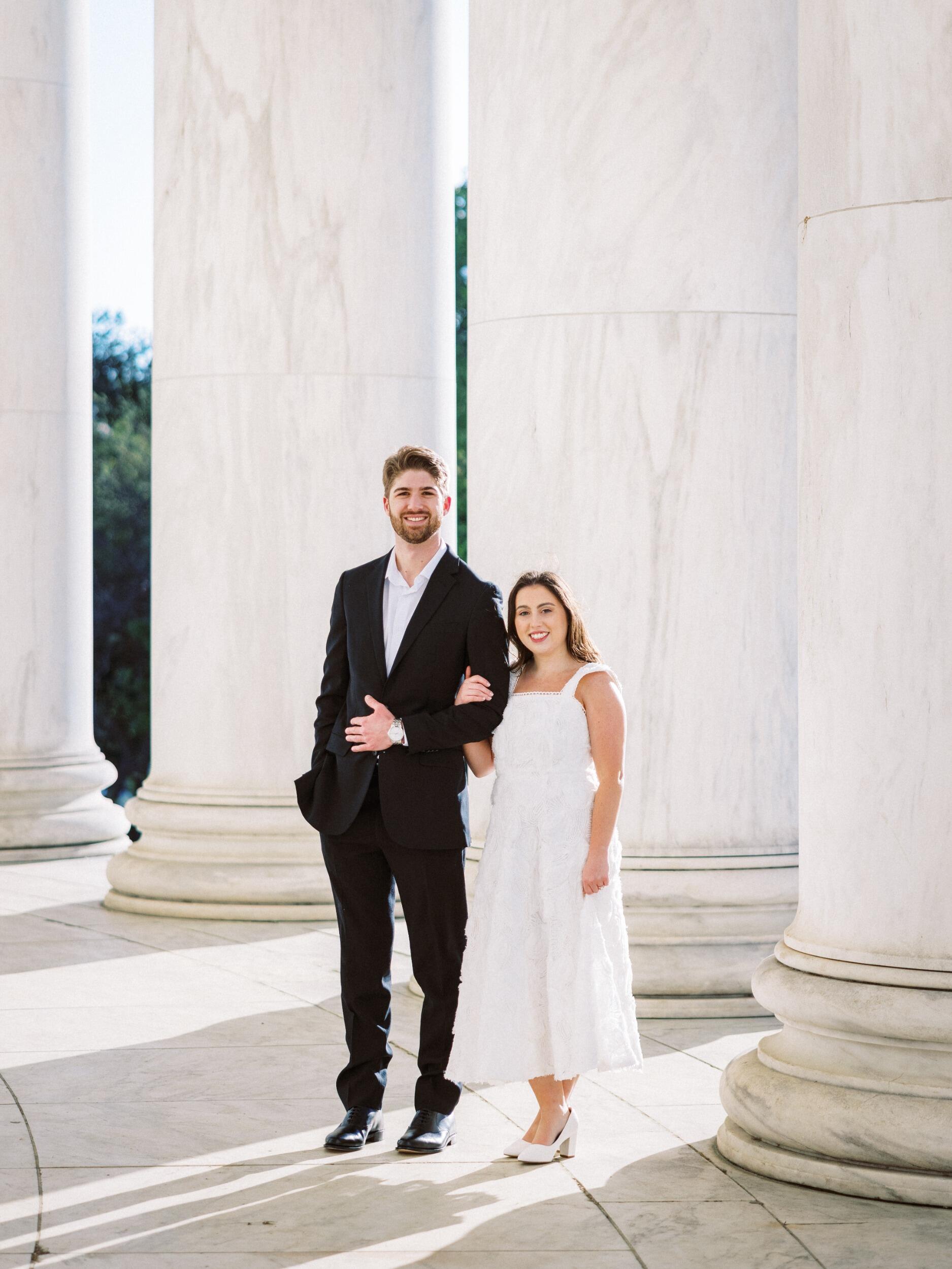 D.C. Save the Date Engagement Photos 