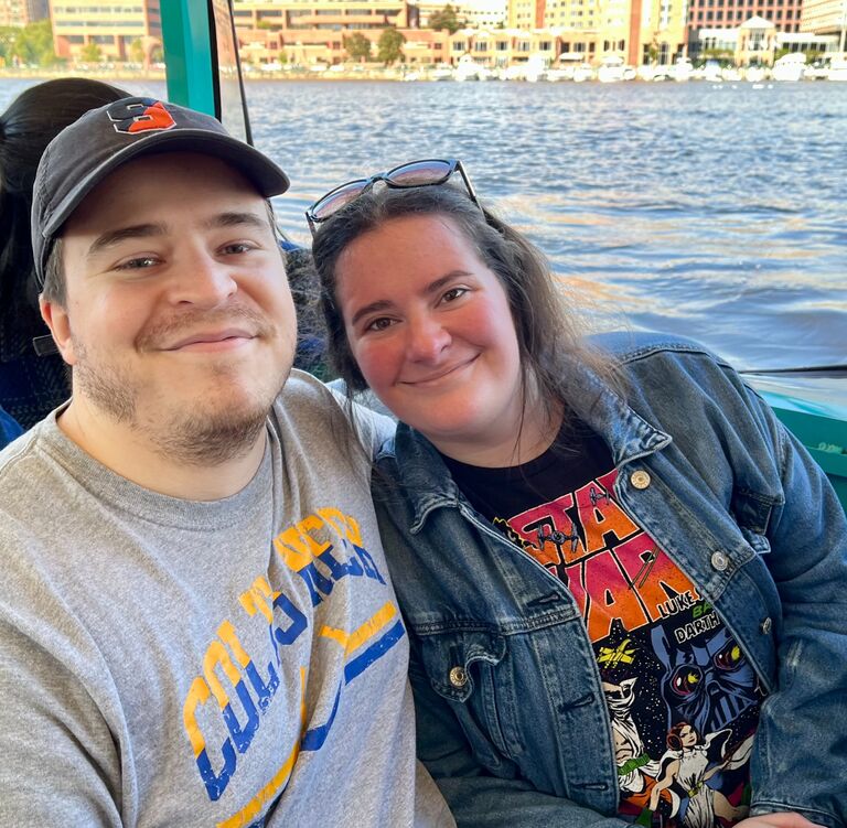 Celebrating Brandon's 27th birthday with a Duck Boat tour in Boston. We loved the city so much, we'll be back for our honeymoon in 2025!