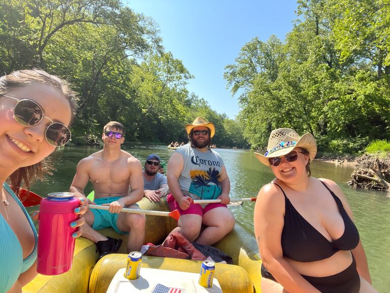 Float trip with friends