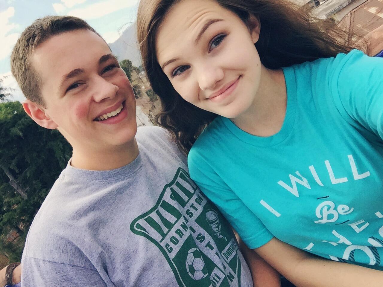 Started dating in November 2016, went to Guatemala on a school trip the following January
