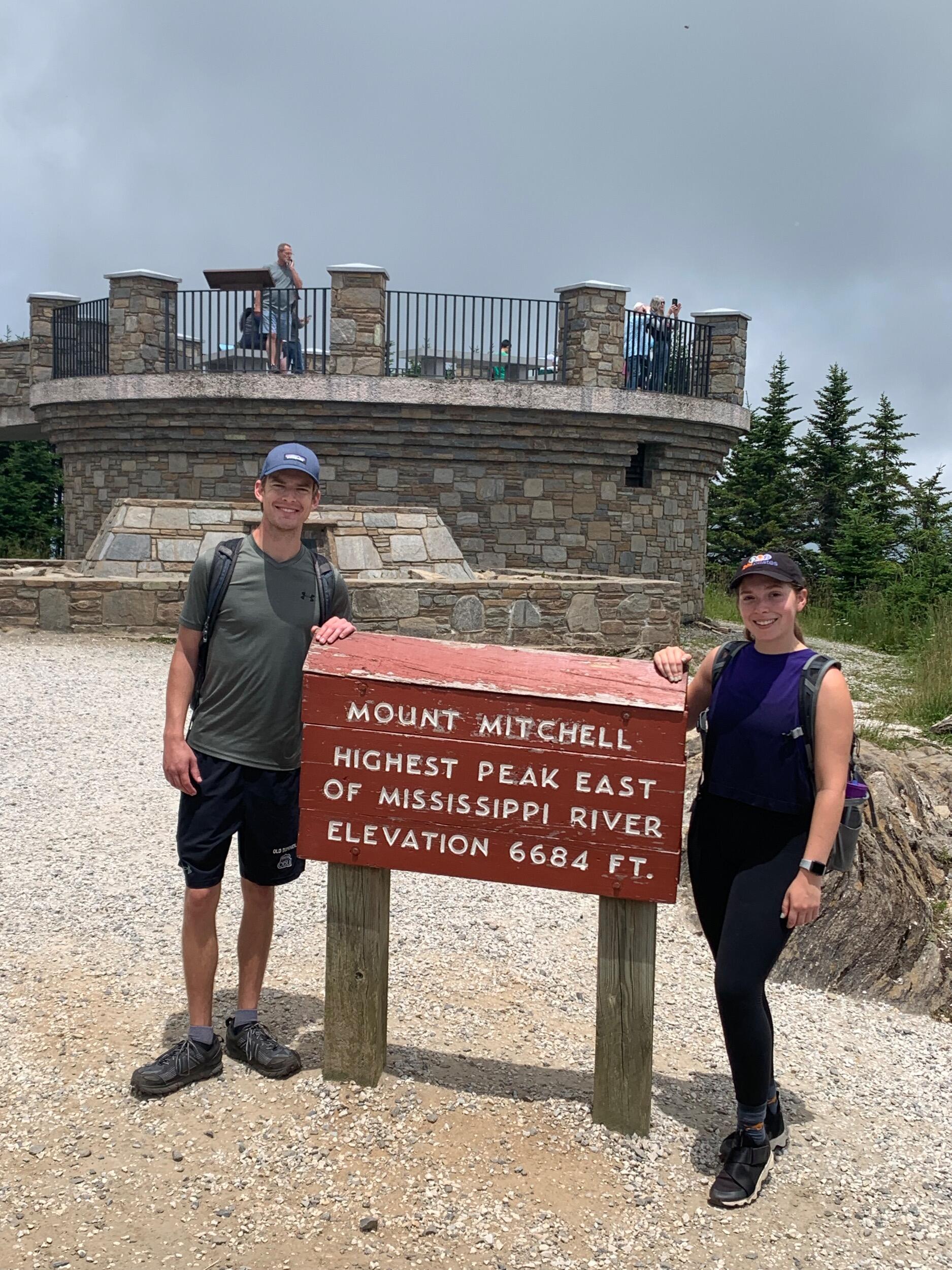 After moving across the state, they decided the perfect way to settle in was to hike the tallest mountain east of the Mississippi River 