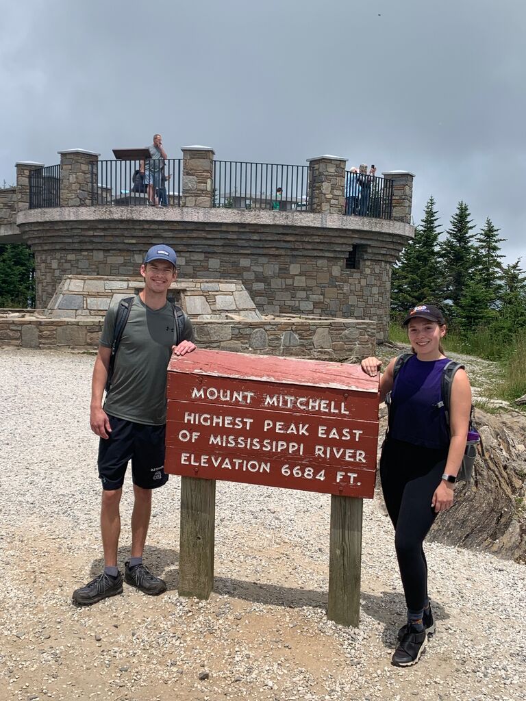 After moving across the state, they decided the perfect way to settle in was to hike the tallest mountain east of the Mississippi River 