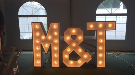Classic LED Light Up Letters for Hire - The Added Extra