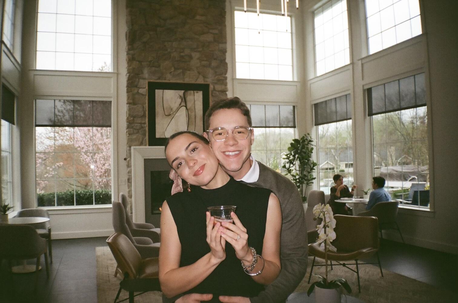 A surprise engagement party to celebrate their engagement with their loved ones! 