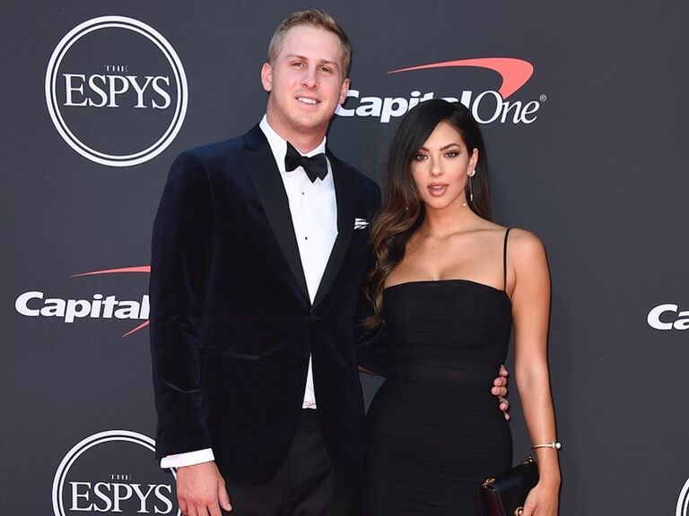 Couple on the red carpet at the ESPYS