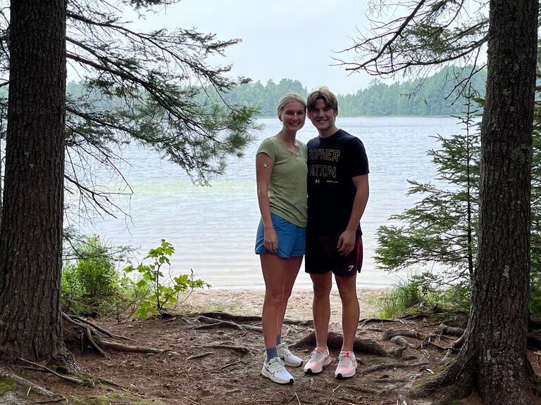 Elias' first trip to Sam's family cabin in St. Germain