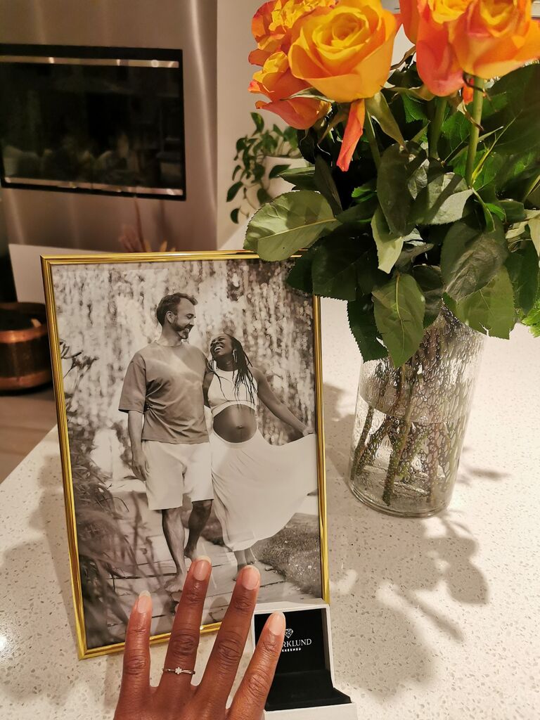 "She said yes!!" Vegar fridde på vår toårsdag <3