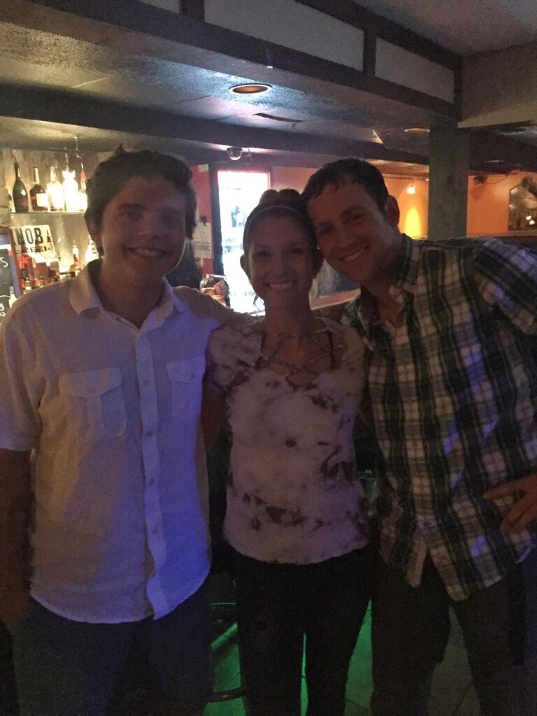 Oh the wonderful college times of thirsty Thursdays & 25 cent mixed drinks! Tay used to bring her quarters & put them in Mike's shirt pocket so he could buy her drinks. 