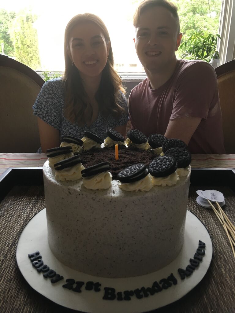 Isabel throws Andrew a surprise 21st Birthday Party