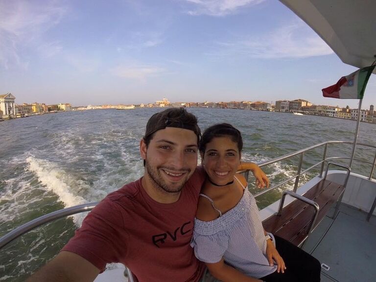 Brigitte was looking to go on a Europe trip after graduation and asked Matt if he wanted to join. The two had the best month exploring Greece and Italy together.