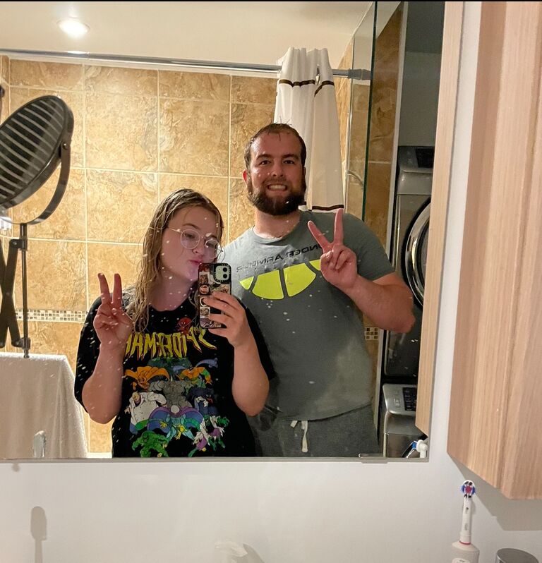 from our trip to montreal, we got caught in the rain the one time we decided to brave the heat