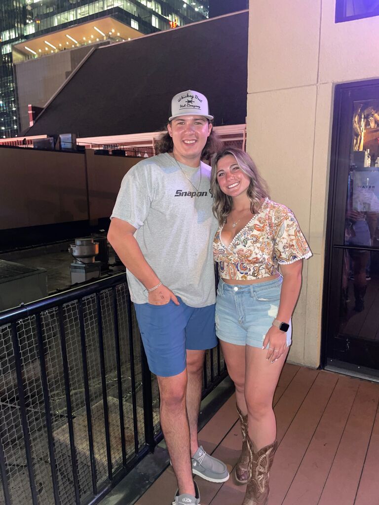 Celebrated Caleb's 21st birthday in Nashville, Tennessee