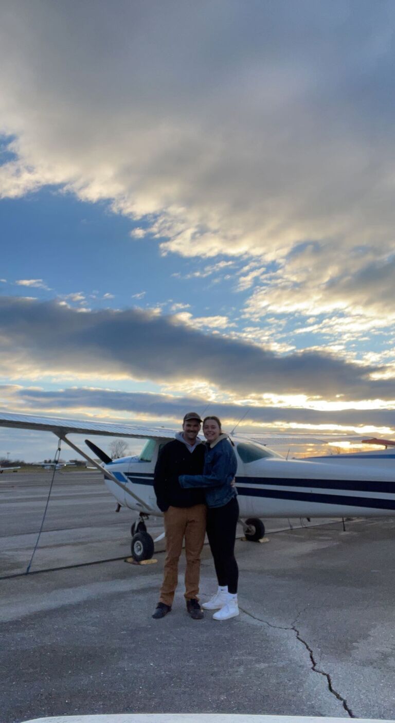 First plane date! 