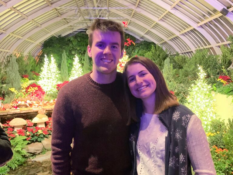 This is the first time she made his Instagram (she hates this picture). 