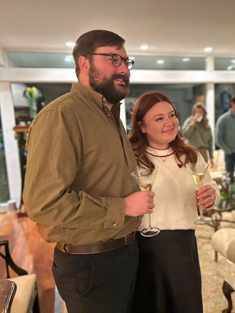 Celebrating our engagement with some of our favorite people! 