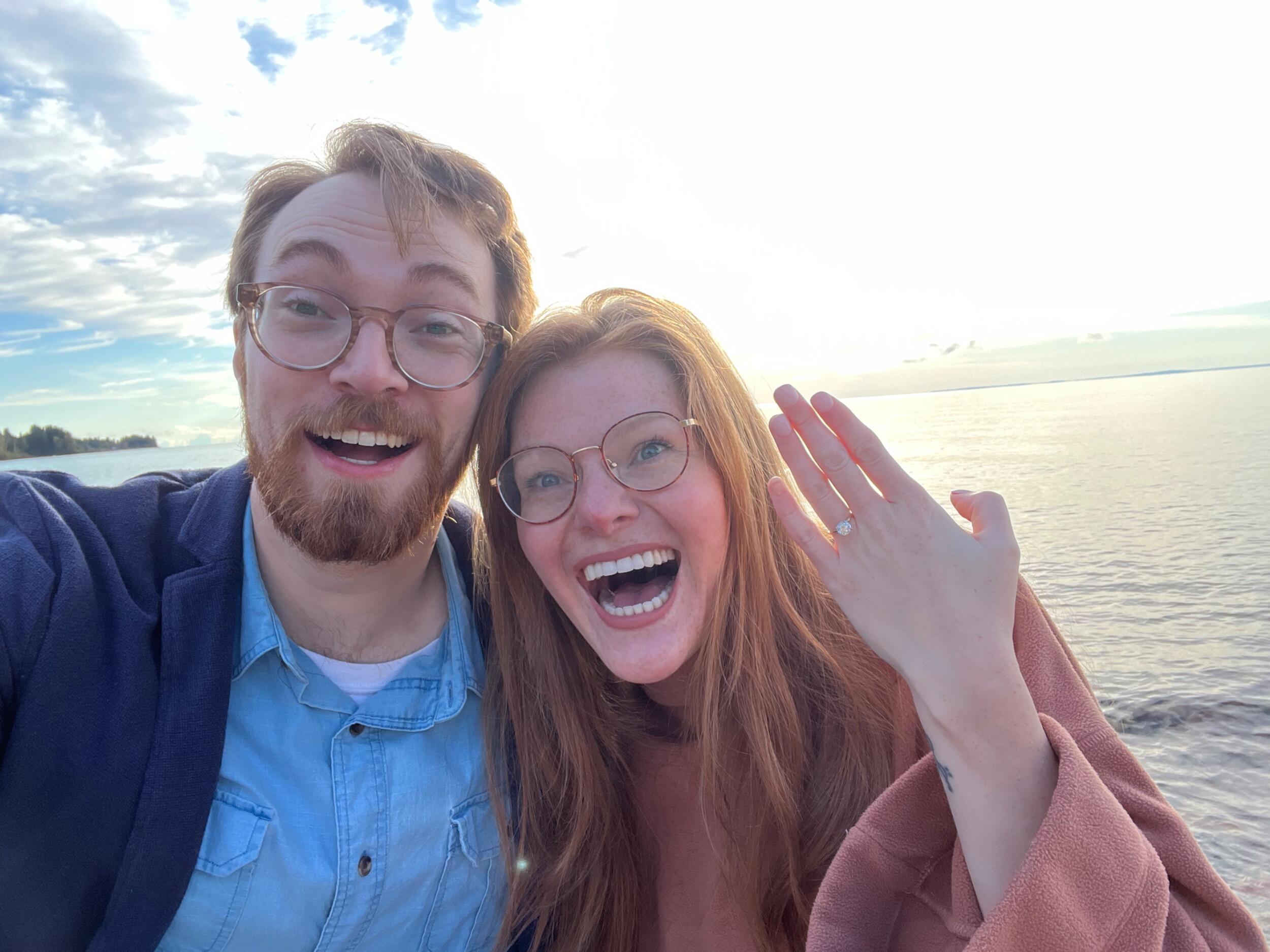 Right around our 2-year dating anniversary, we took a trip to the North Shore where Luke proposed to Lauren. Once again, she said yes! Thank goodness!!