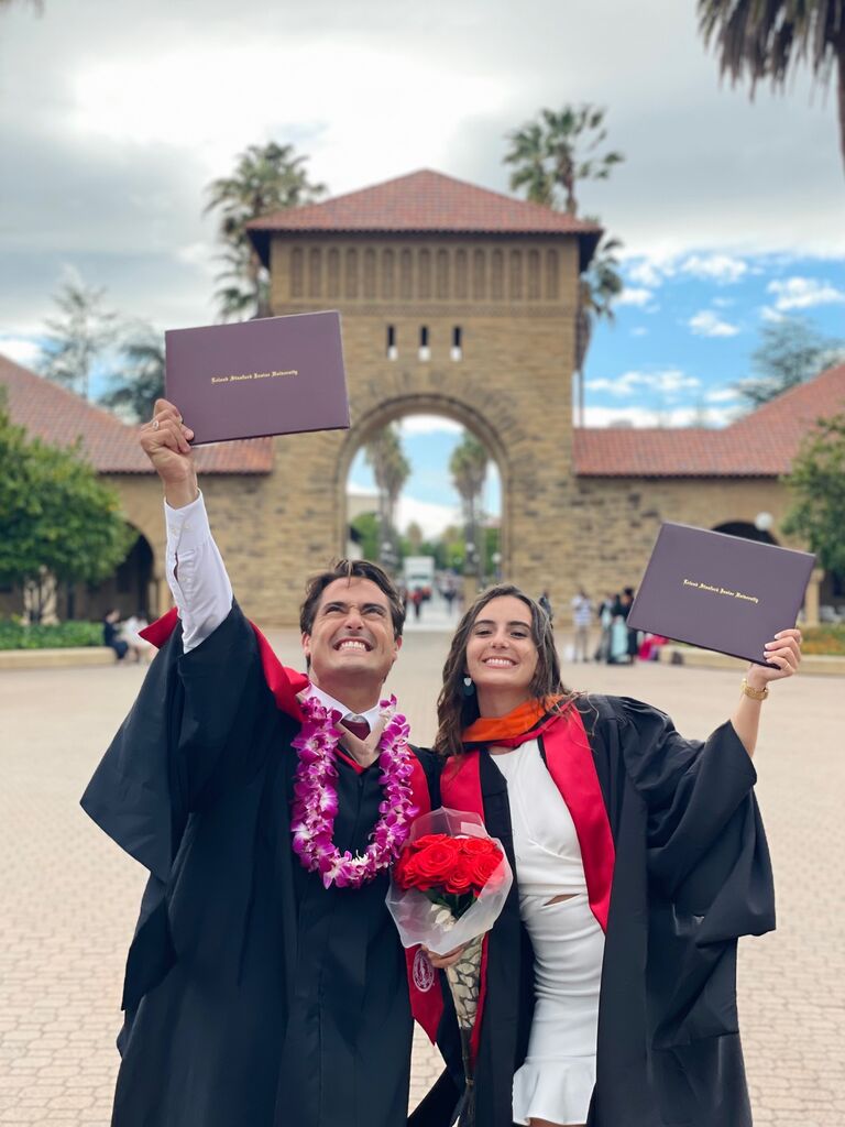 We did it! Bruno earned his MBA and Nic her Masters in Design