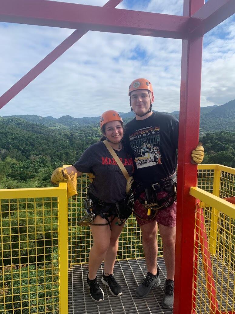 Ziplining in Puerto Rico!