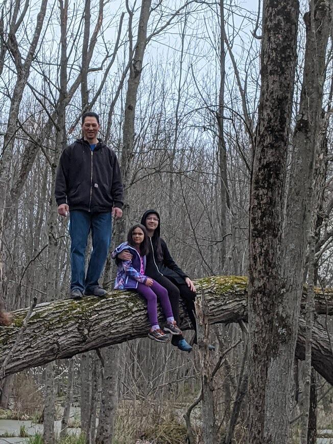 More nature walks, with Laura's kiddos.