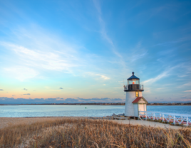 Brant Point on Nantucket Island, Massachussetts