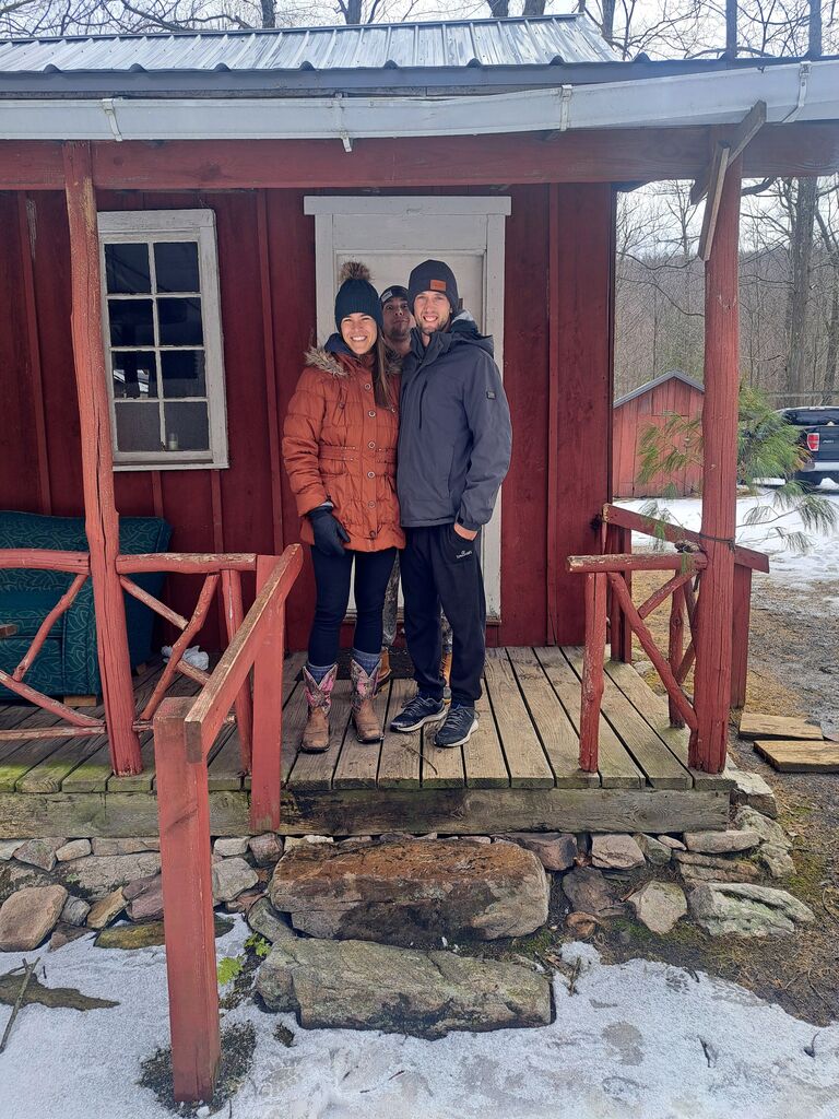 Alysa's first trip to the Kiser Family cabin