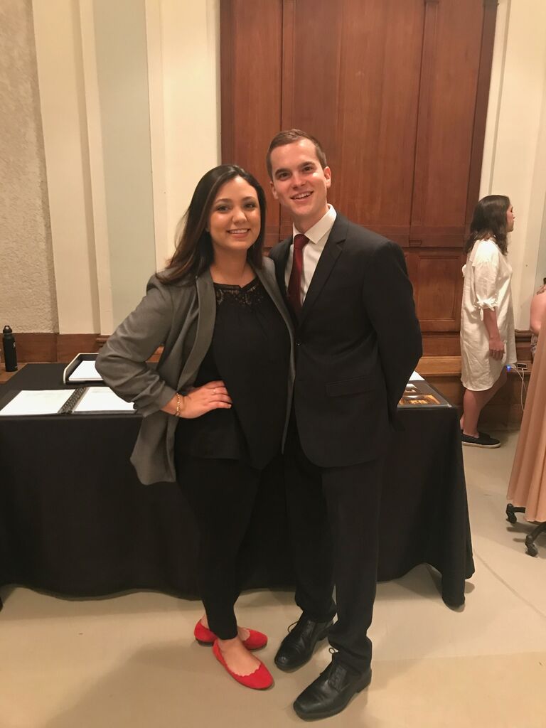 Who else would we share a table with at our Portfolio senior year?