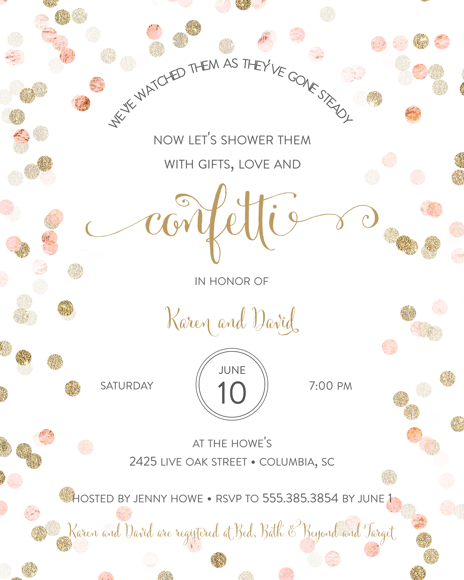 Bridal Shower Invitation Wording Ideas And Etiquette