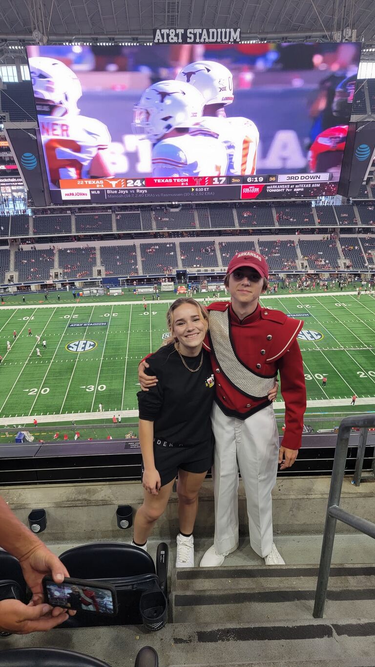 Texas A&M vs Arkansas at the ATT Stadium.