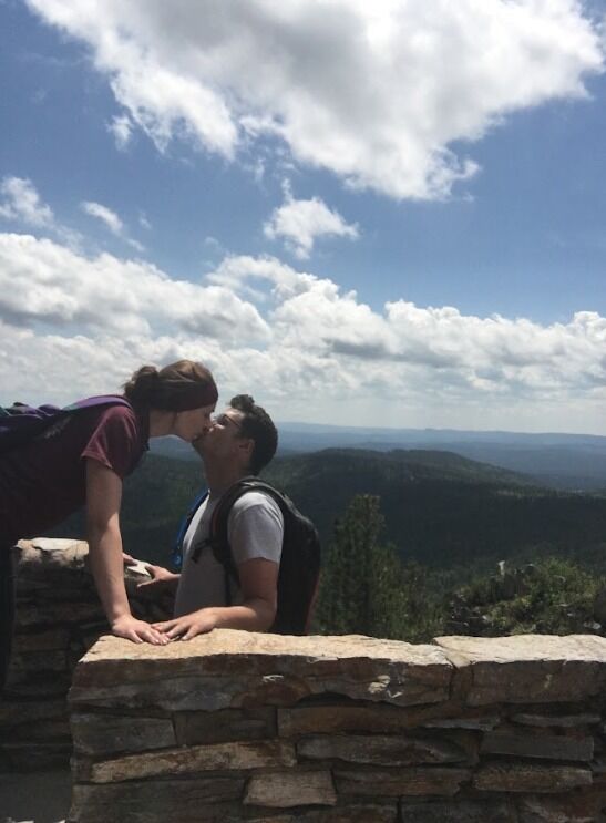 Four wheel ride up to Custer Peak- Nick got us lost once!