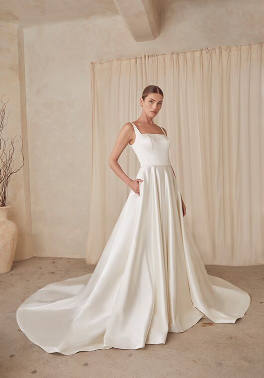 Le Blanc by Casablanca Bridal LE144 Atlas Wedding Dress | The Knot