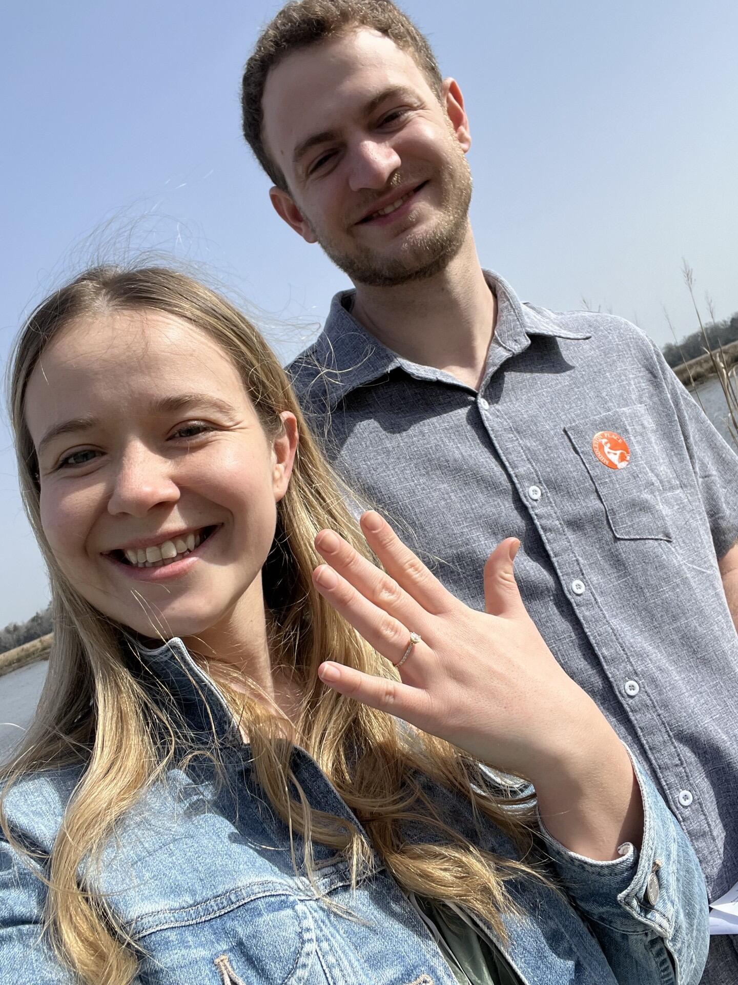 We got engaged in Charleston celebrating our ten year anniversary together