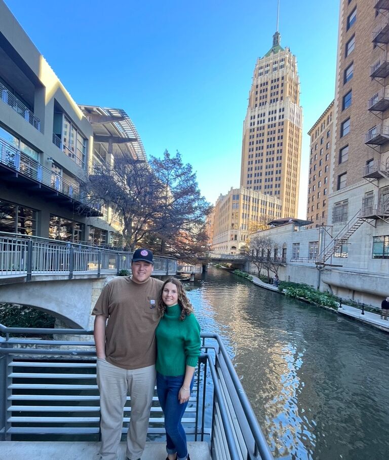 That was a quick trip we took before Christmas to San Antonio, TX. We both fell in love with the views and the German restaurant, San Antonio Bier Garten.