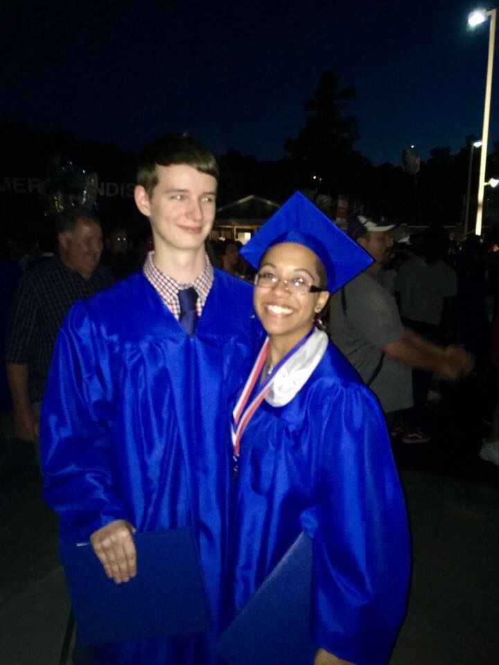 Chase and Shaylah's high school graduation. 