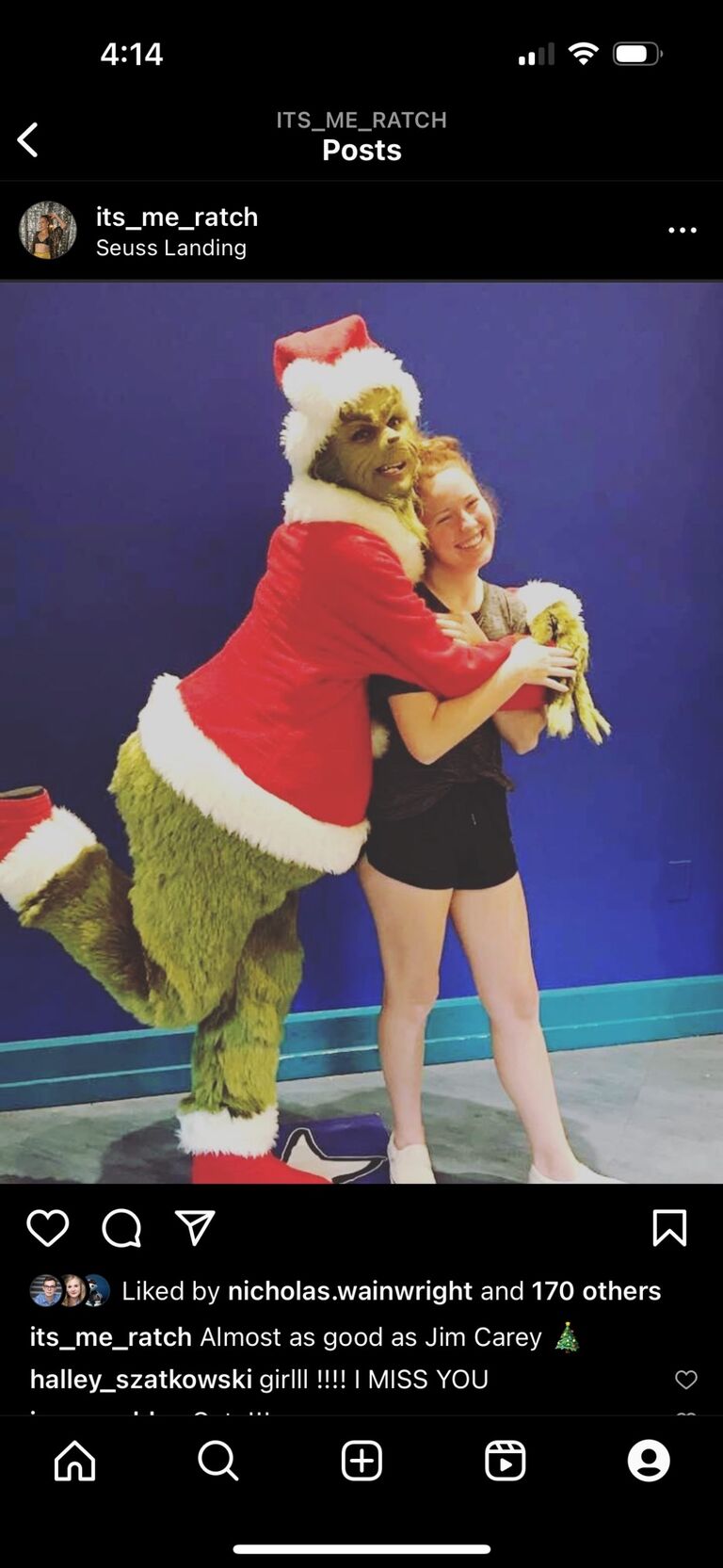 Rachel and Nick continue to support eachother in their performance work their first year in Orlando