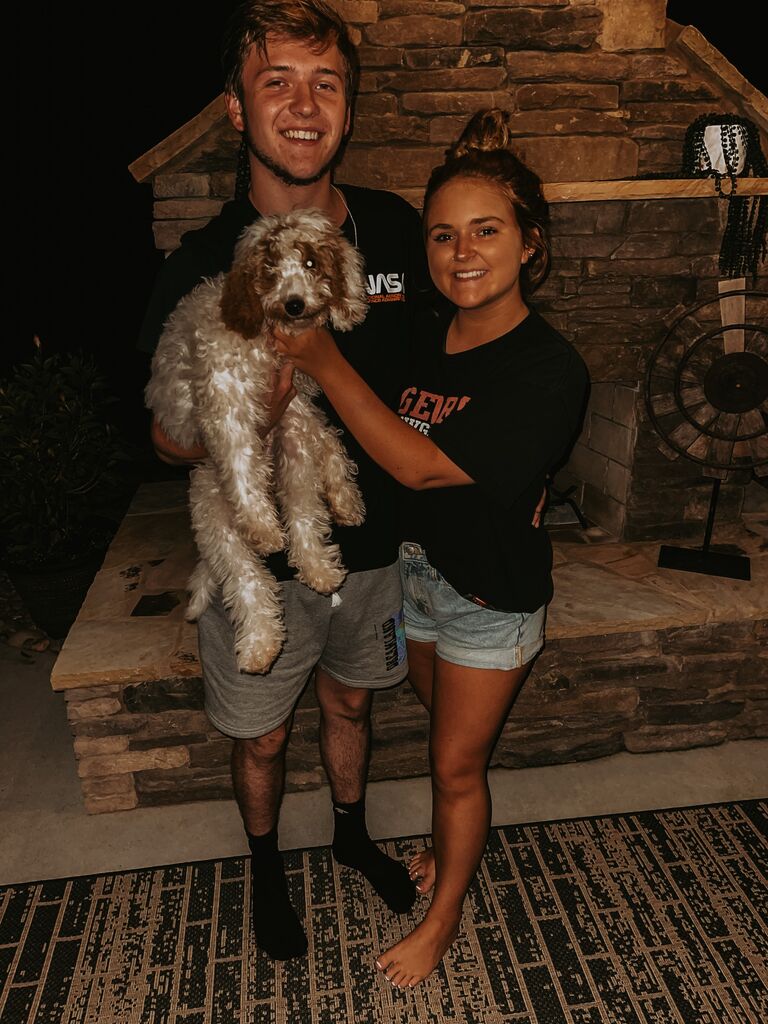 We got our first fur baby, Lyric.
