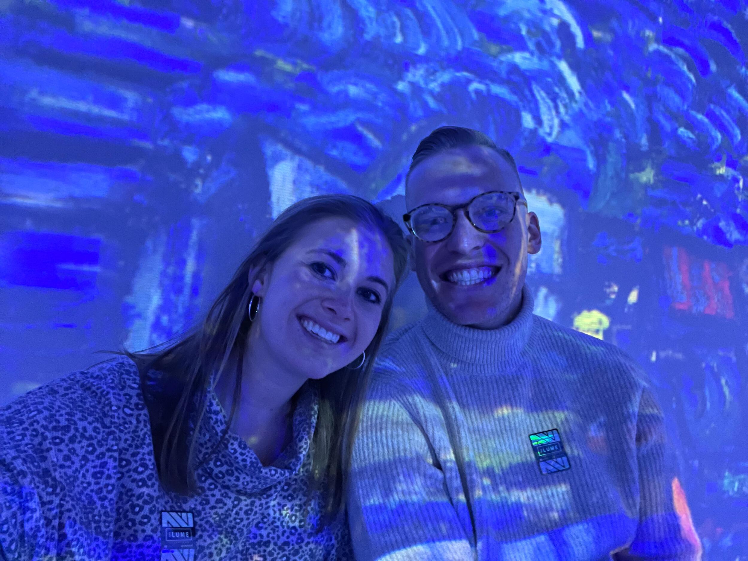 First date at The Lume inside the Indianapolis Museum of Art!