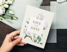 Save the date wedding invites