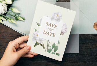 Save the date wedding invites