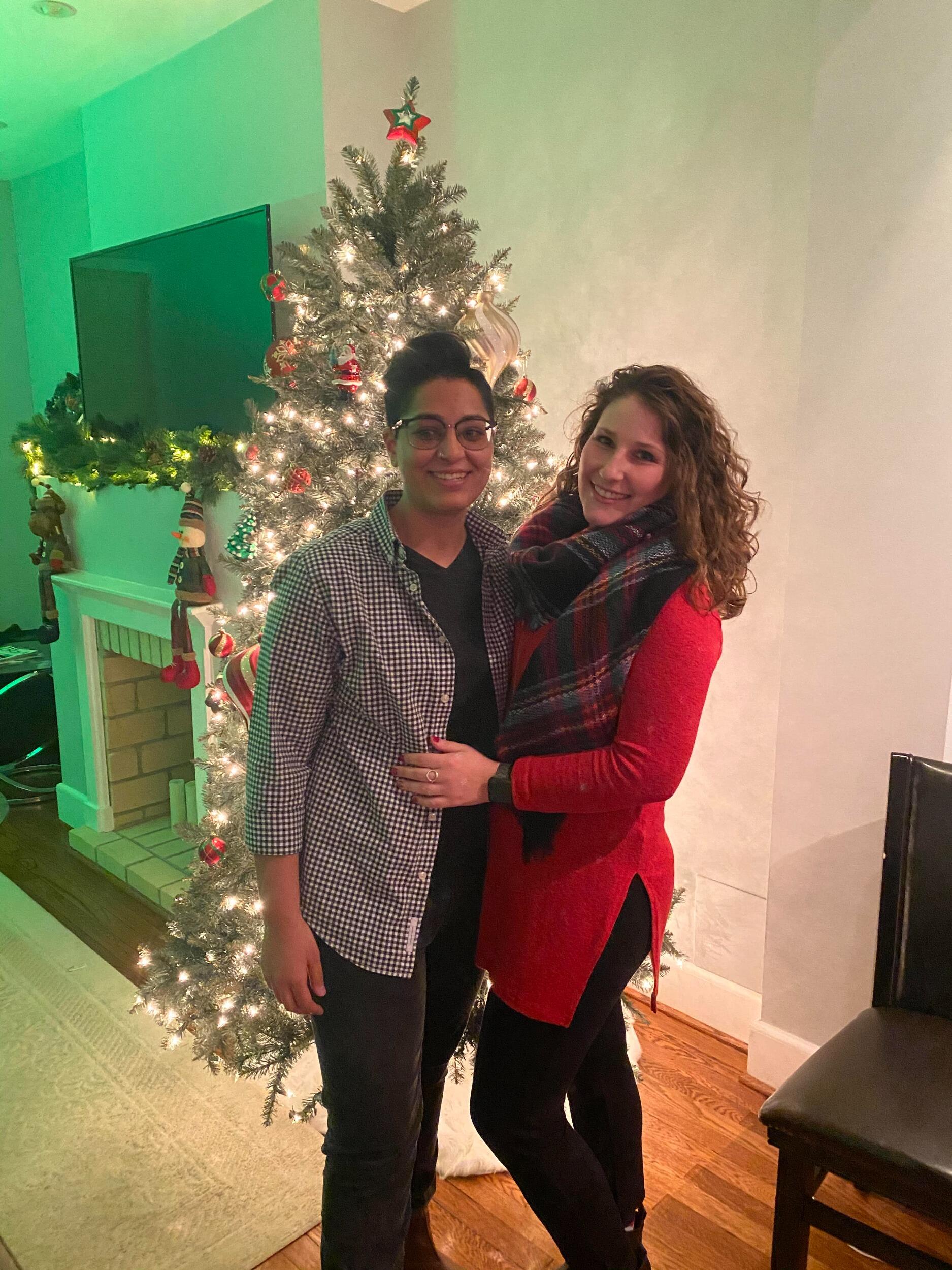 Our first Christmas together: Washington, DC.