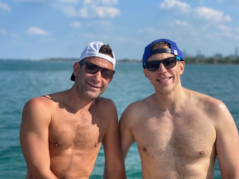 Aboard Nauti Boys and Facebook Official (even though Alex was the first to say "I love you" on John's birthday the month prior)