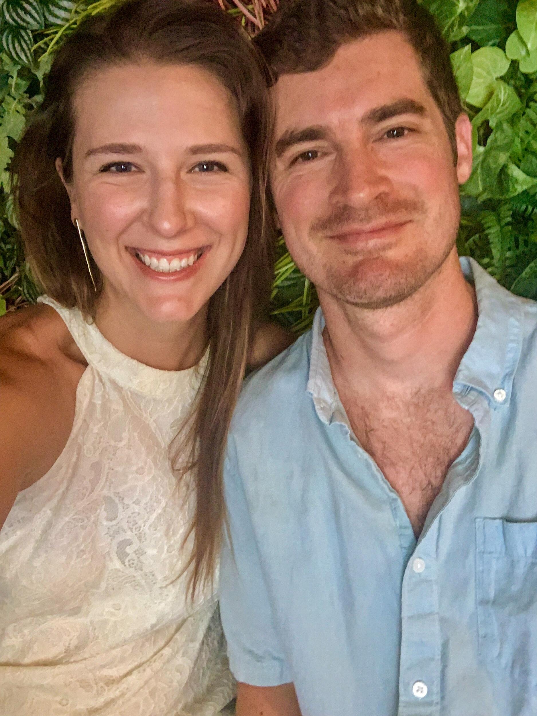 We moved to the San Francisco bay area where we both got jobs after grad school.