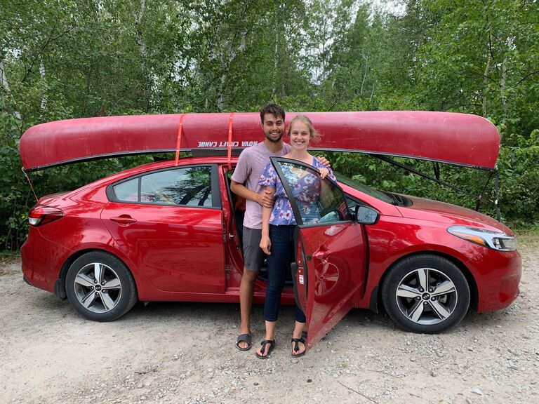 Ruby Sue's first trip out to Rushing River!