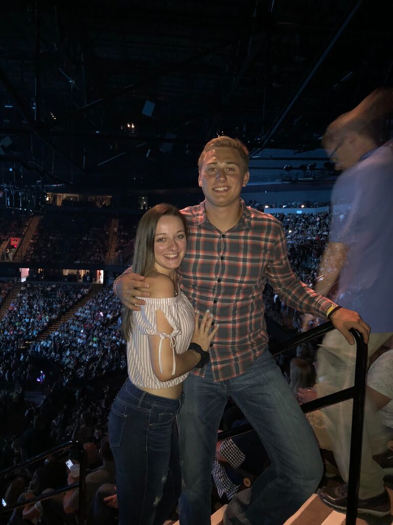 Logan's first concert - Tim McGraw and Faith Hill