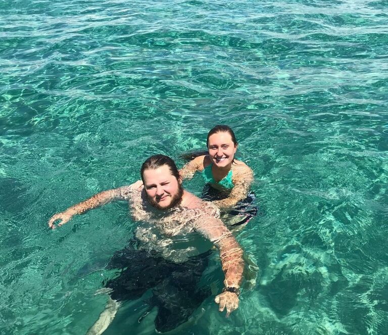 Us in Florida at the end of our road trip. In September 2019, we became long distance after 4 months of dating. Our summer jobs in Yellowstone had ended. Jill moved back to Chattanooga, Tennessee to finish college and Hunter moved back to Boca Raton, Florida to start college. 