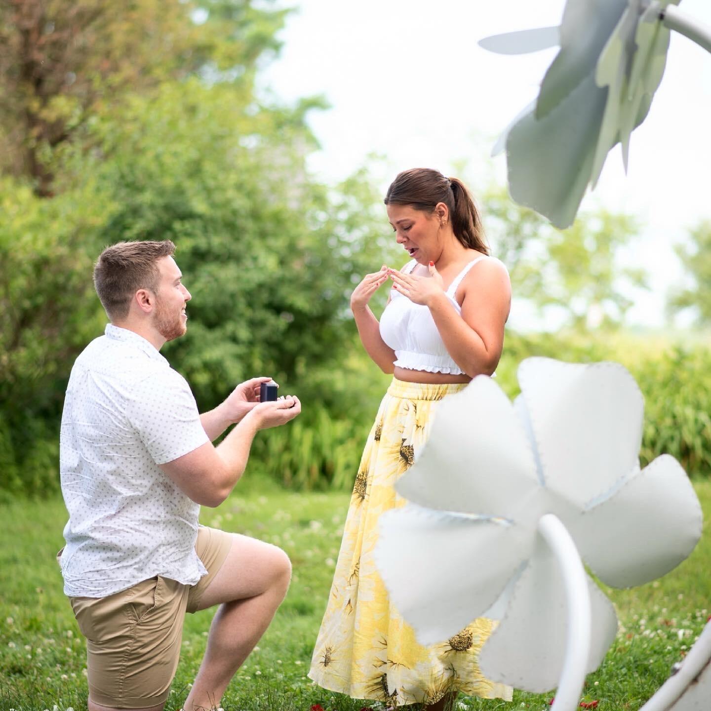 The Groom endured a tornado and appendicitis to propose to his Bride