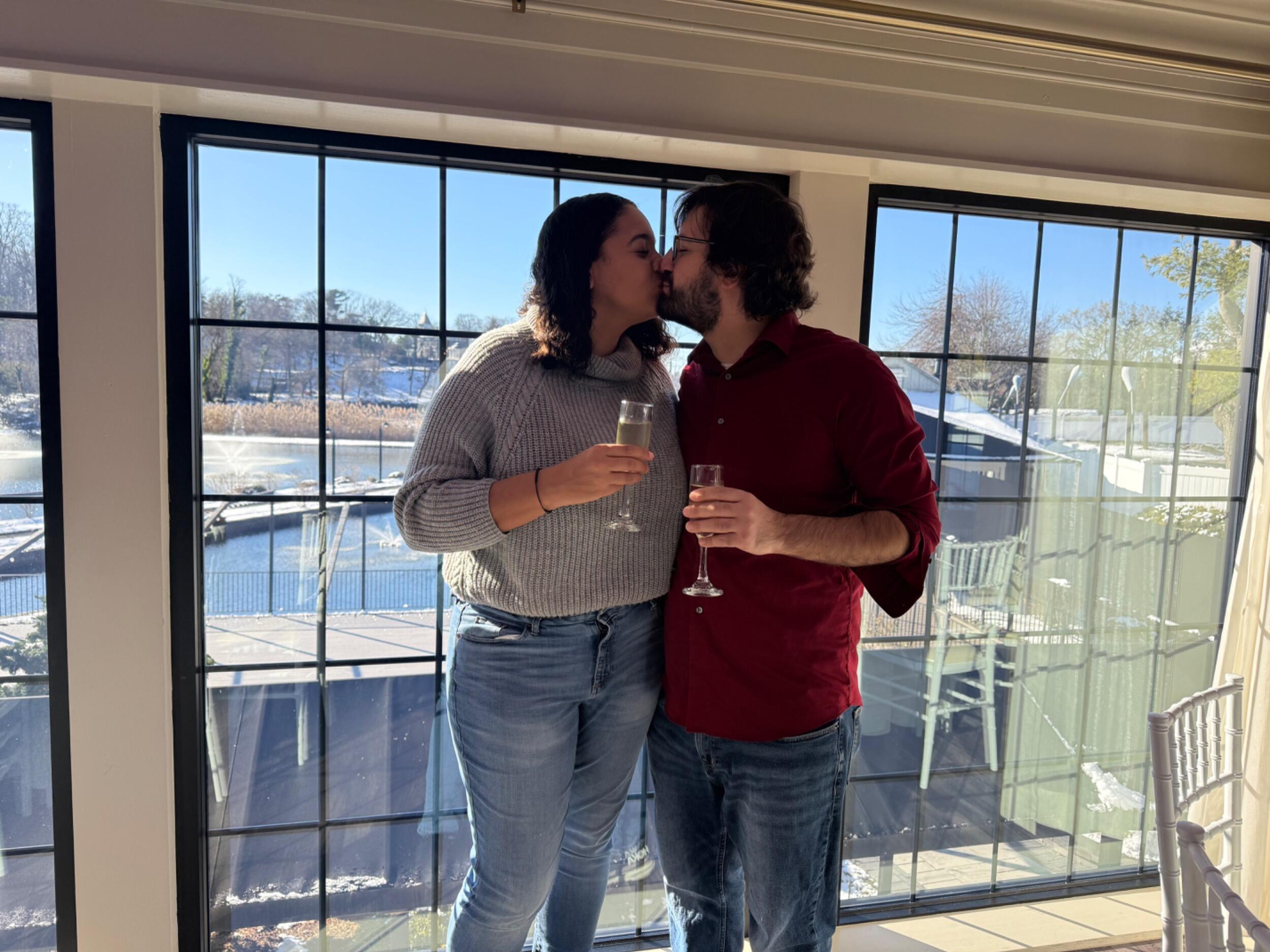 When we signed our venue. 