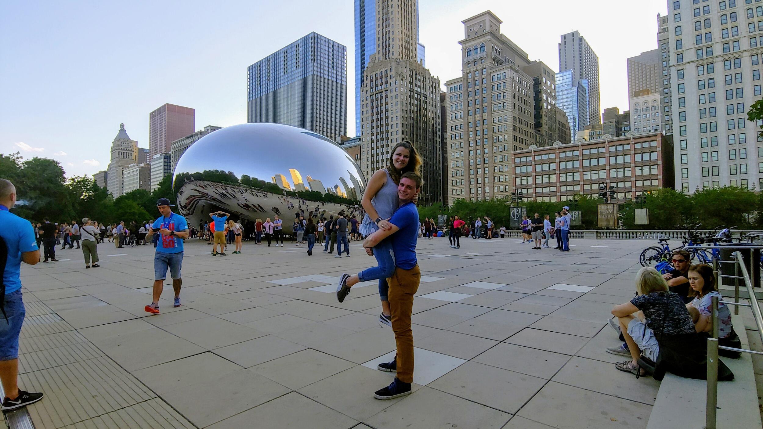 Visited Chicago for the first time together during fall break.