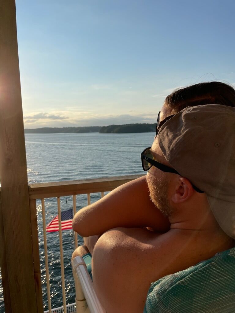 Enjoying time at the lake